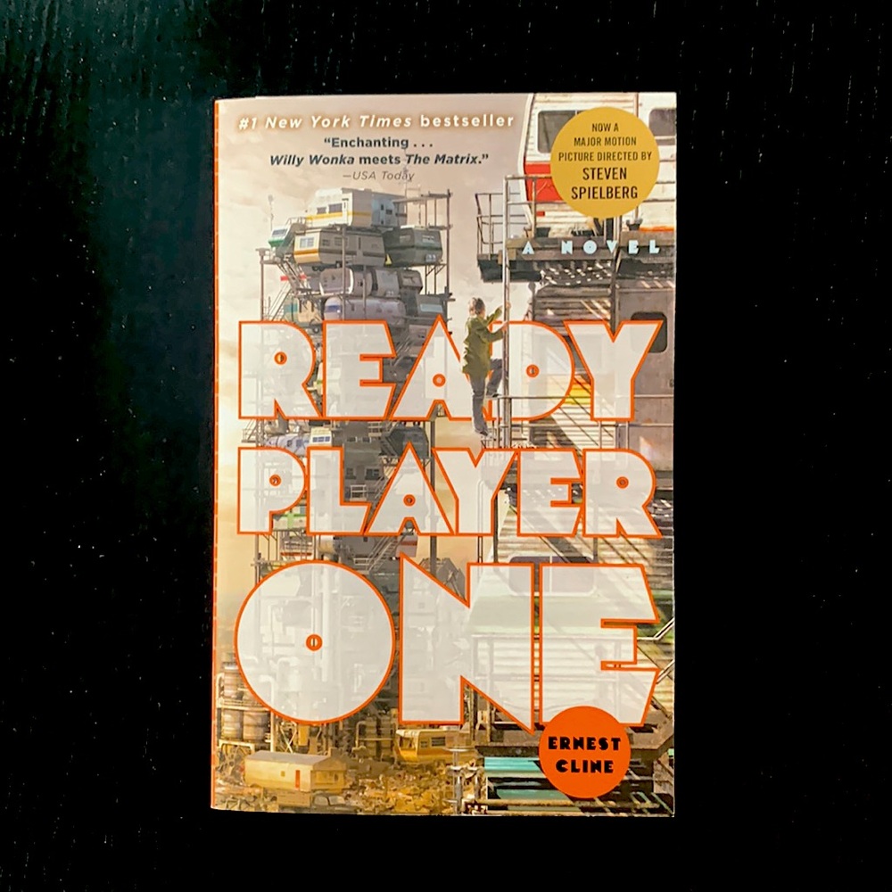 Ready Player One by Ernest Cline. Paperback copy.